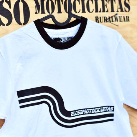 Dibujo camiseta Riberafornia El Oso Motocicletas